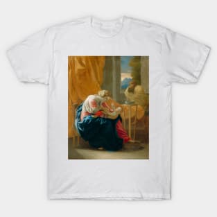 The Holy Family by Nicolas Poussin T-Shirt